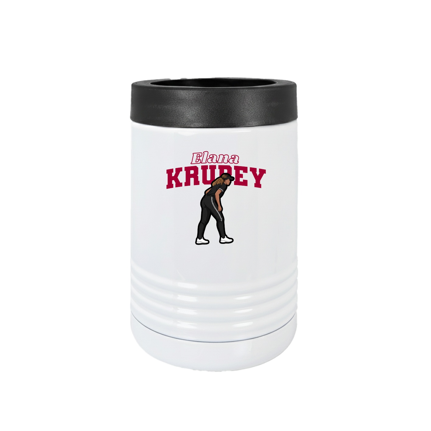 Beverage Holder — Name Arch in White