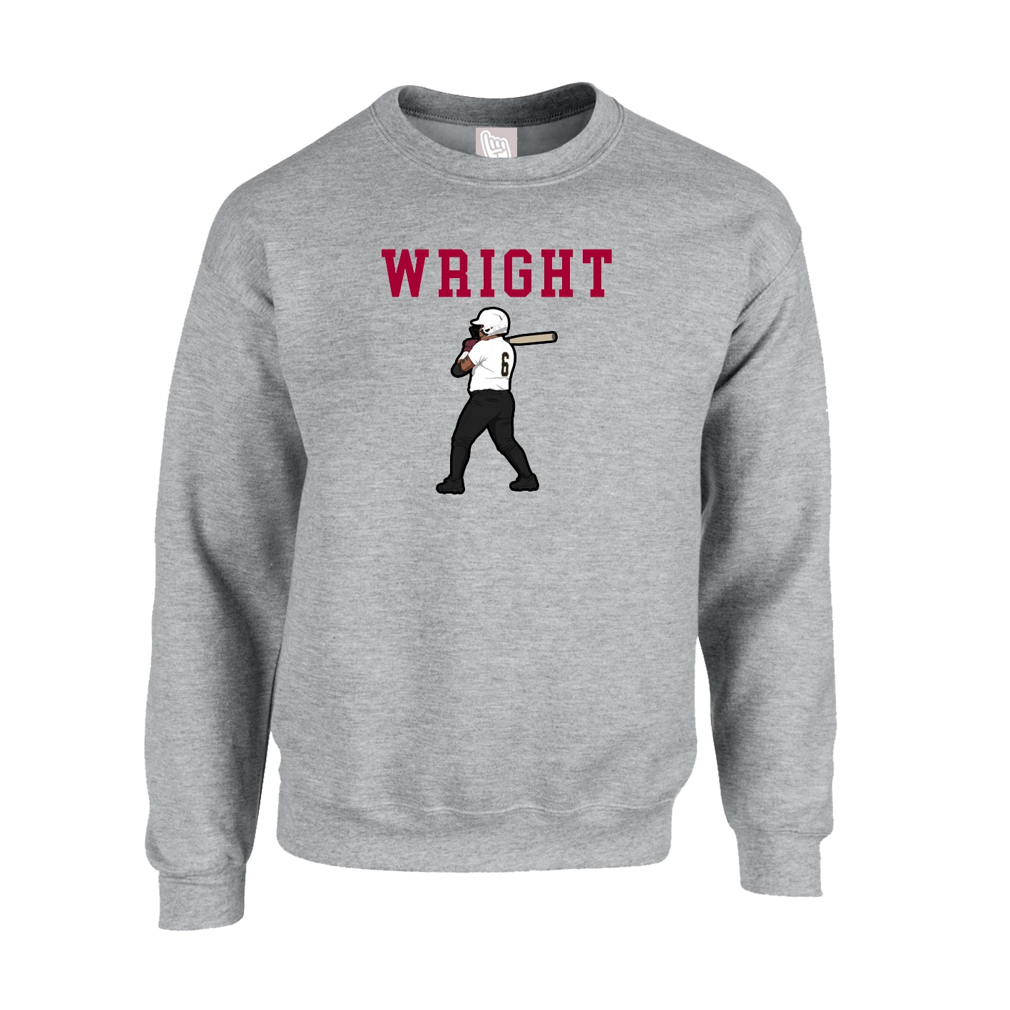 Fleece Crew — Shirsey in Grey
