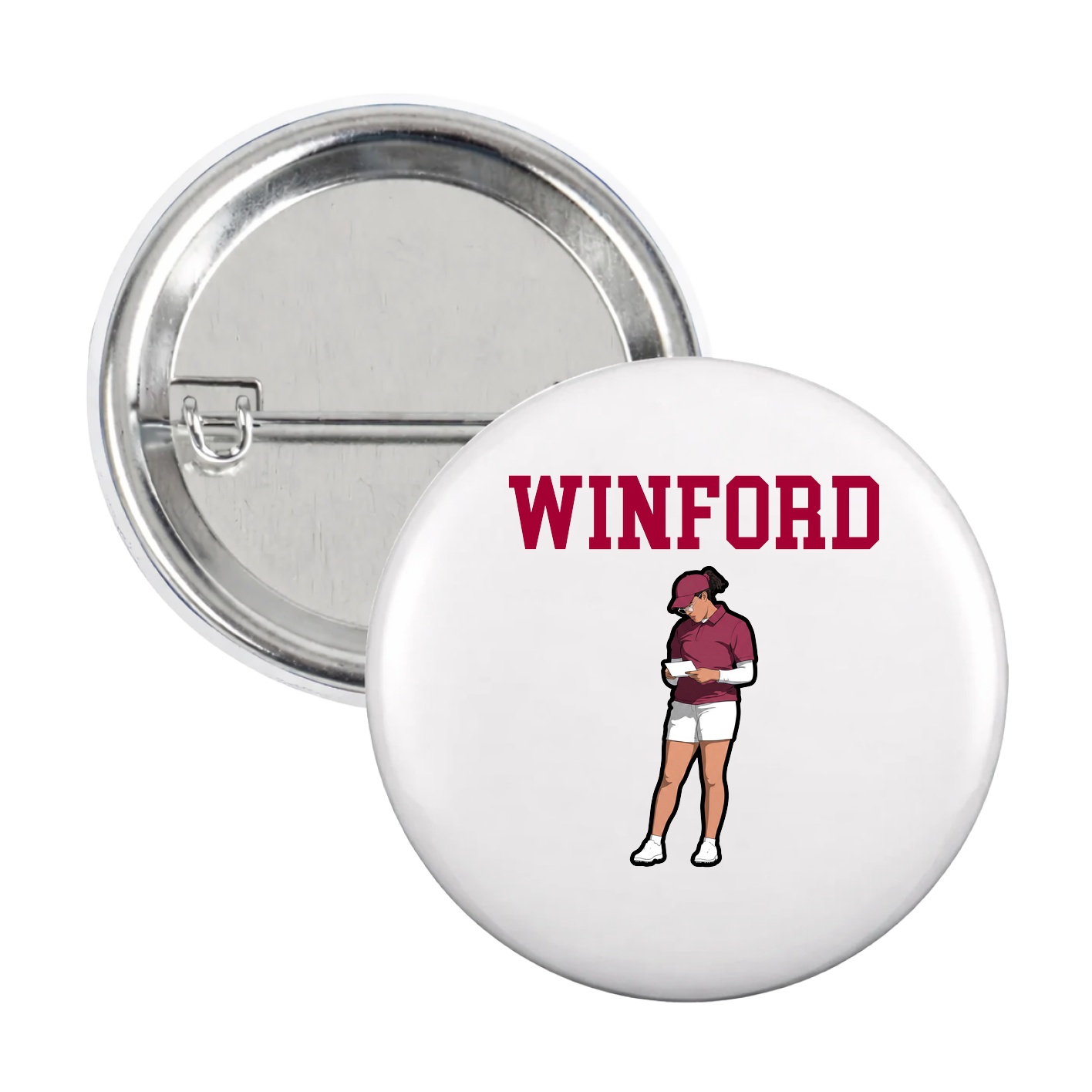 Game Day Button — Shirsey in White