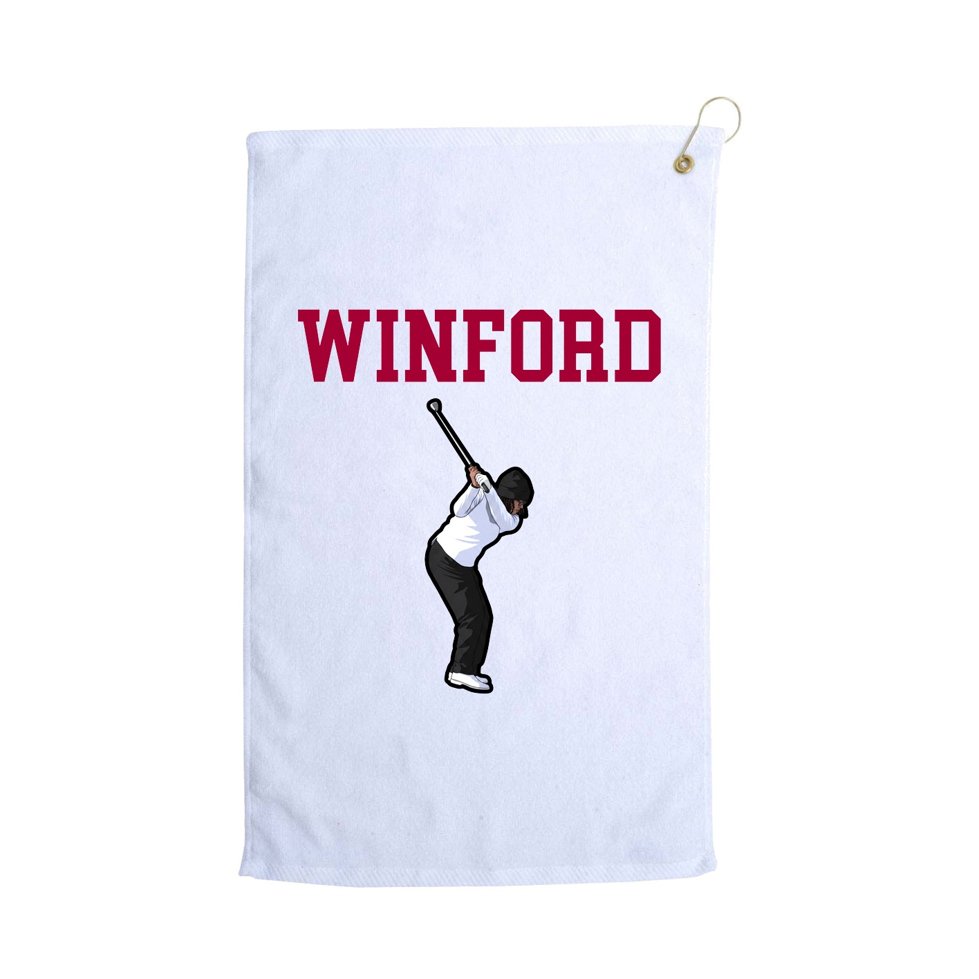 Golf Towel — Shirsey in White