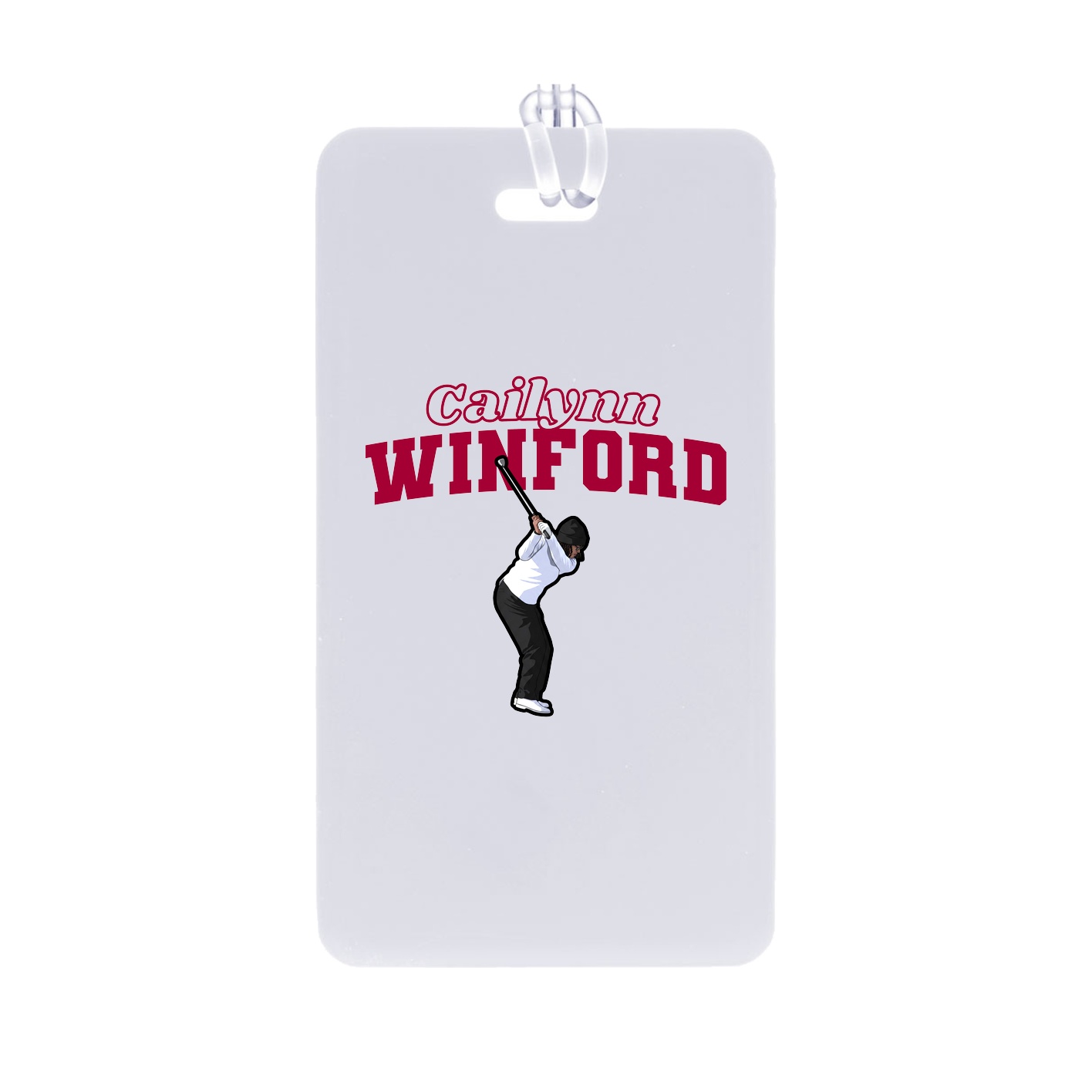 Bag Tag — Name Arch in Classic