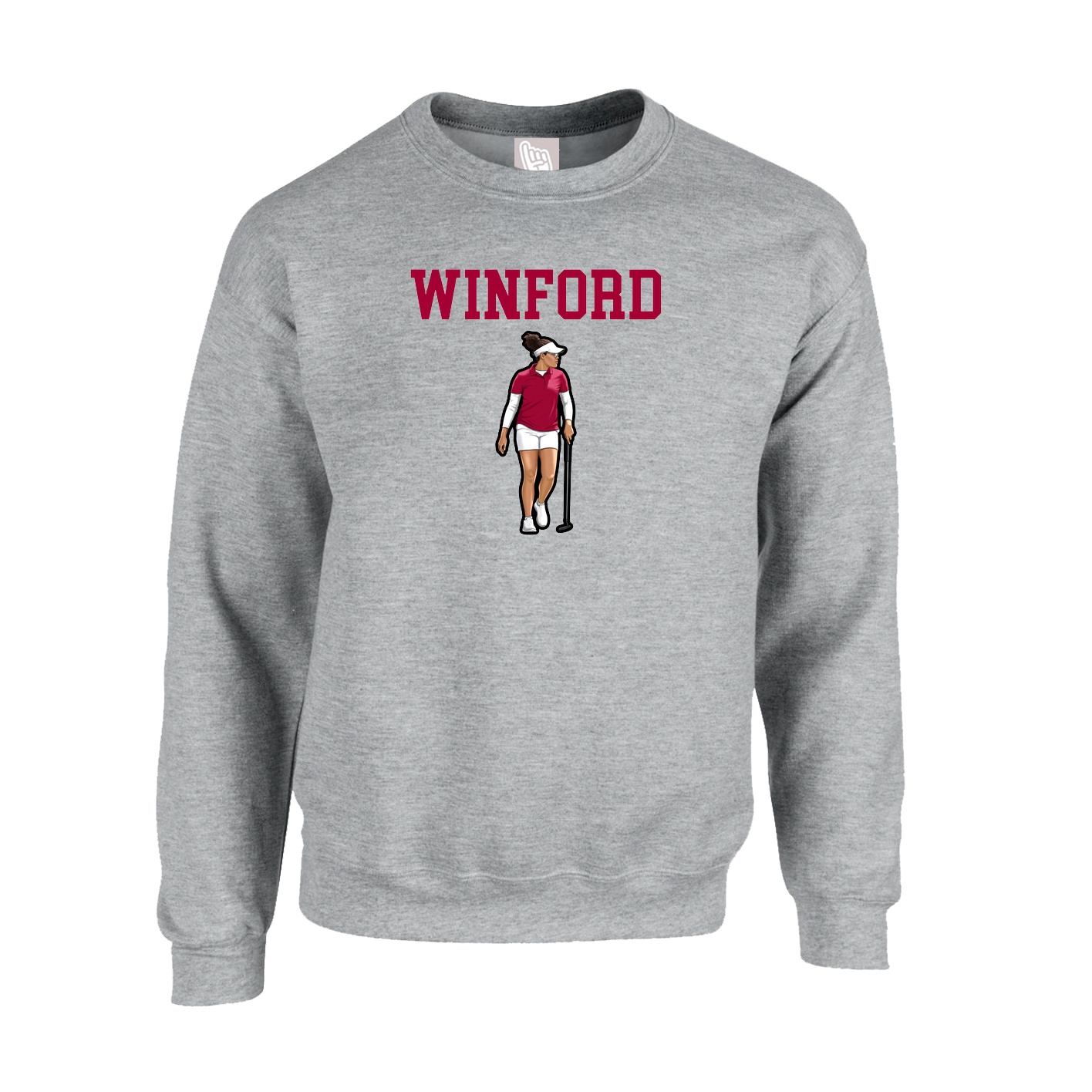 Fleece Crew — Shirsey in Grey