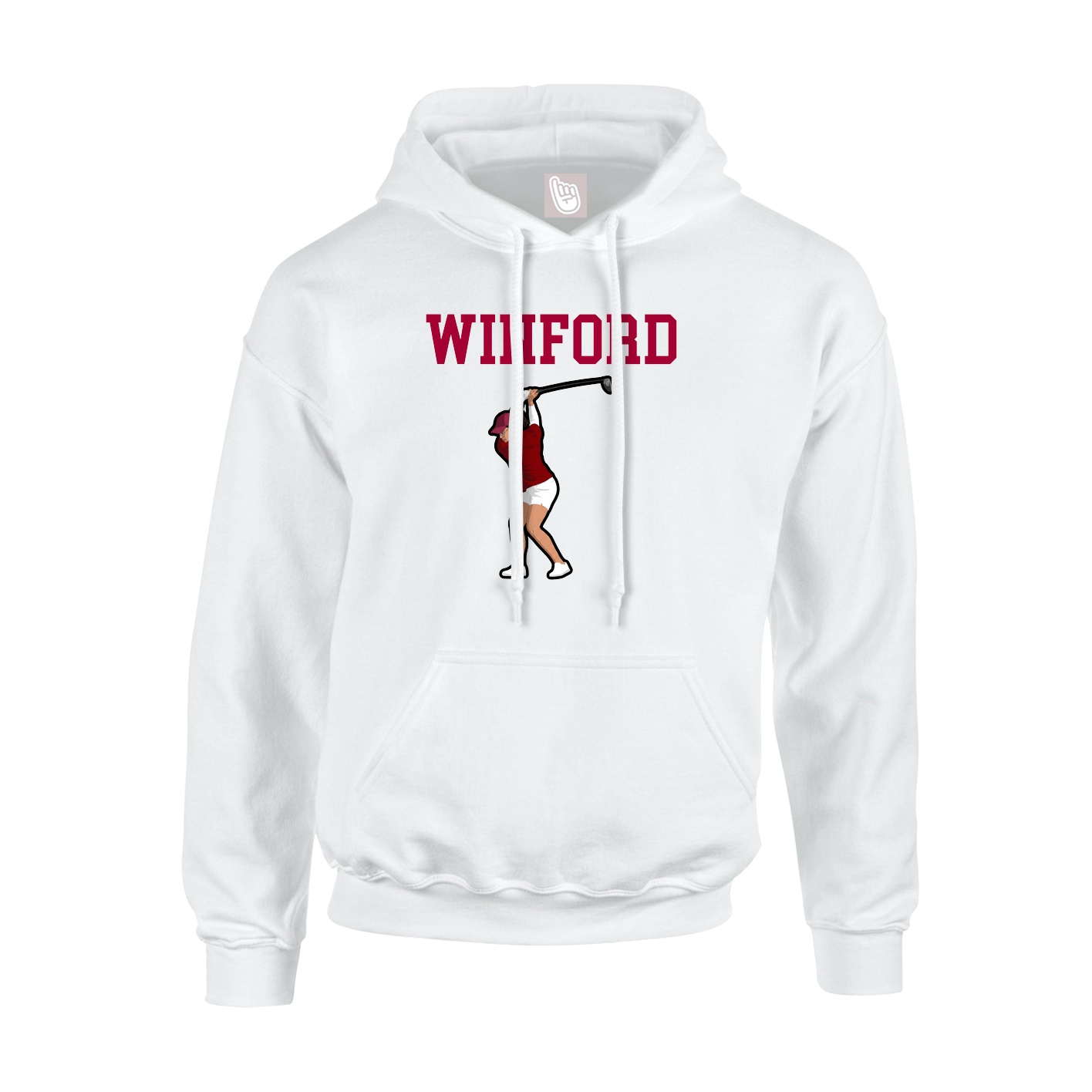 Hoodie — Shirsey in White