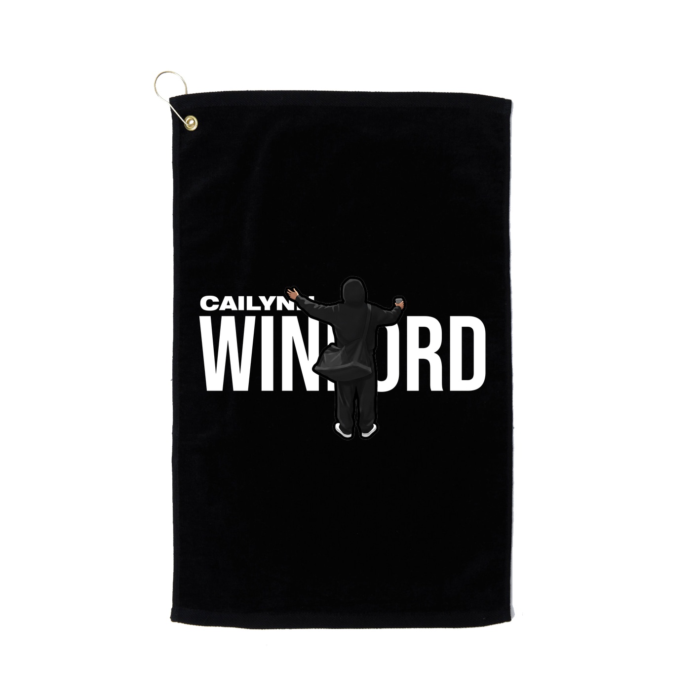 Golf Towel — Player Name in Black