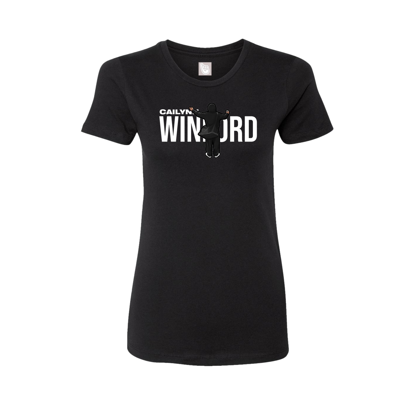 Womens Tee — Player Name in Black