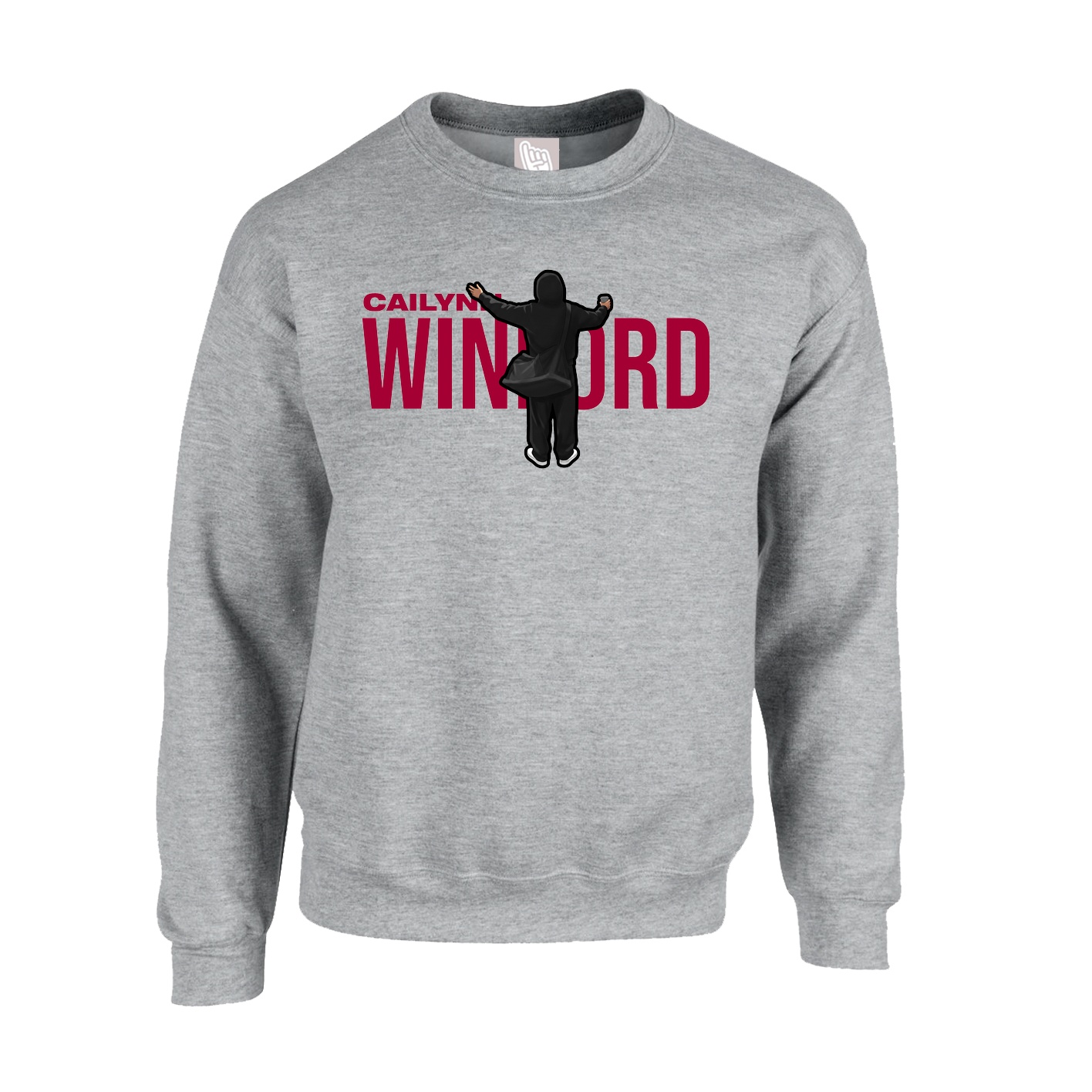 Fleece Crew — Player Name in Grey