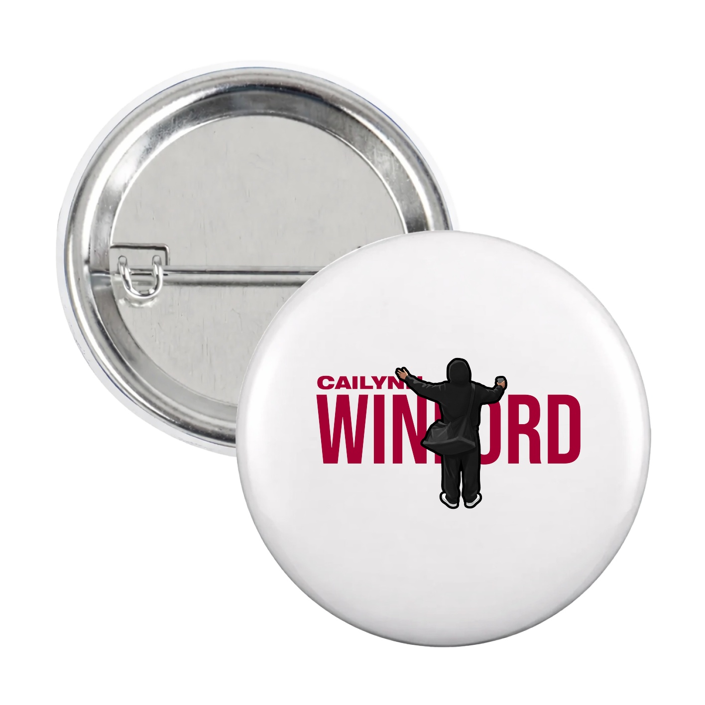 Game Day Button — Player Name in White