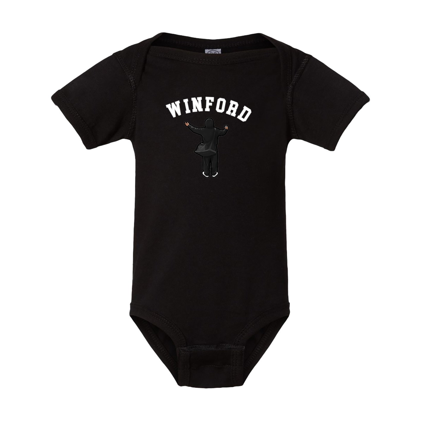 Baby Onesie — Shirsey Arch in Black