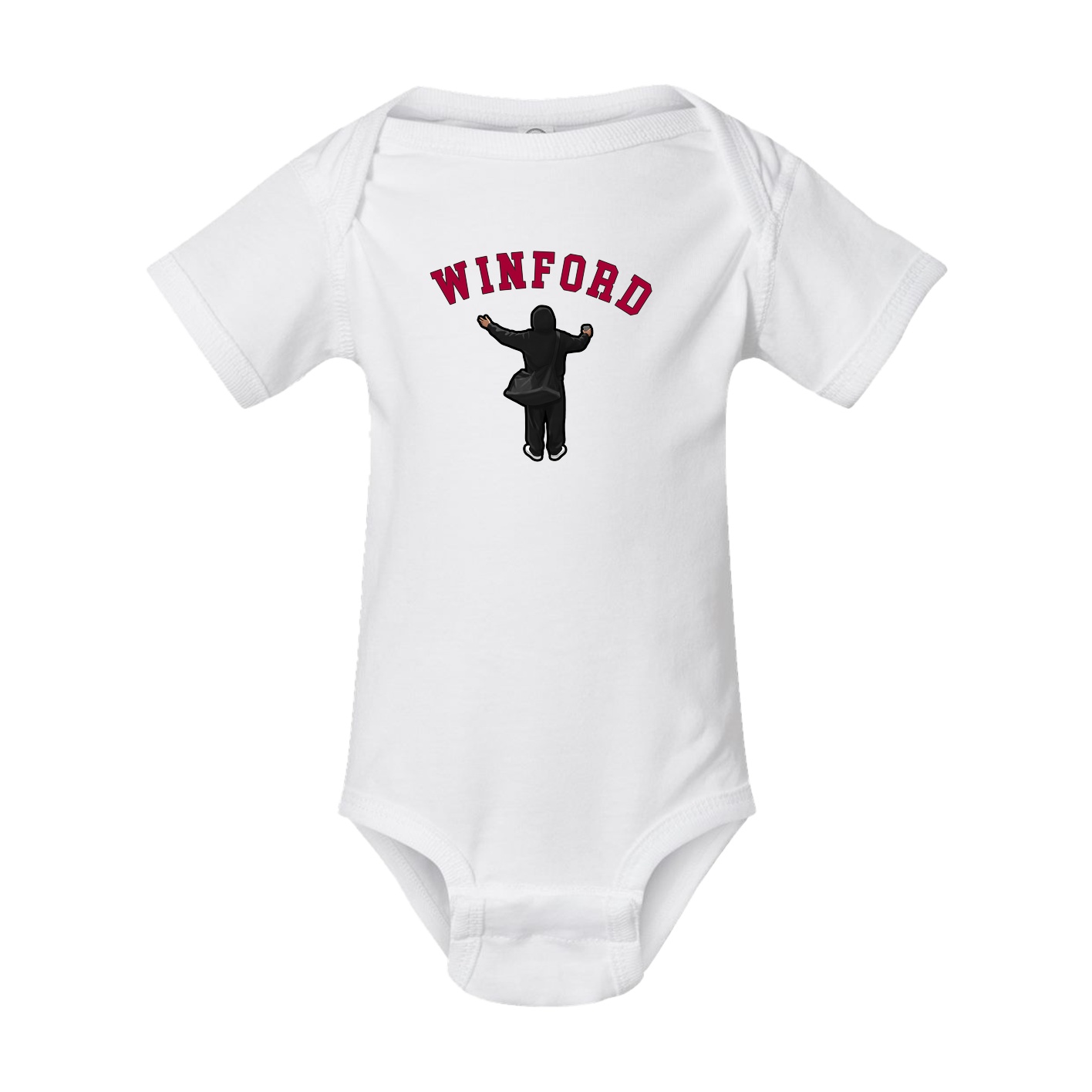 Baby Onesie — Shirsey Arch in White
