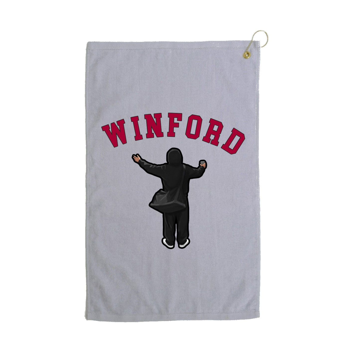 Golf Towel — Shirsey Arch in Grey