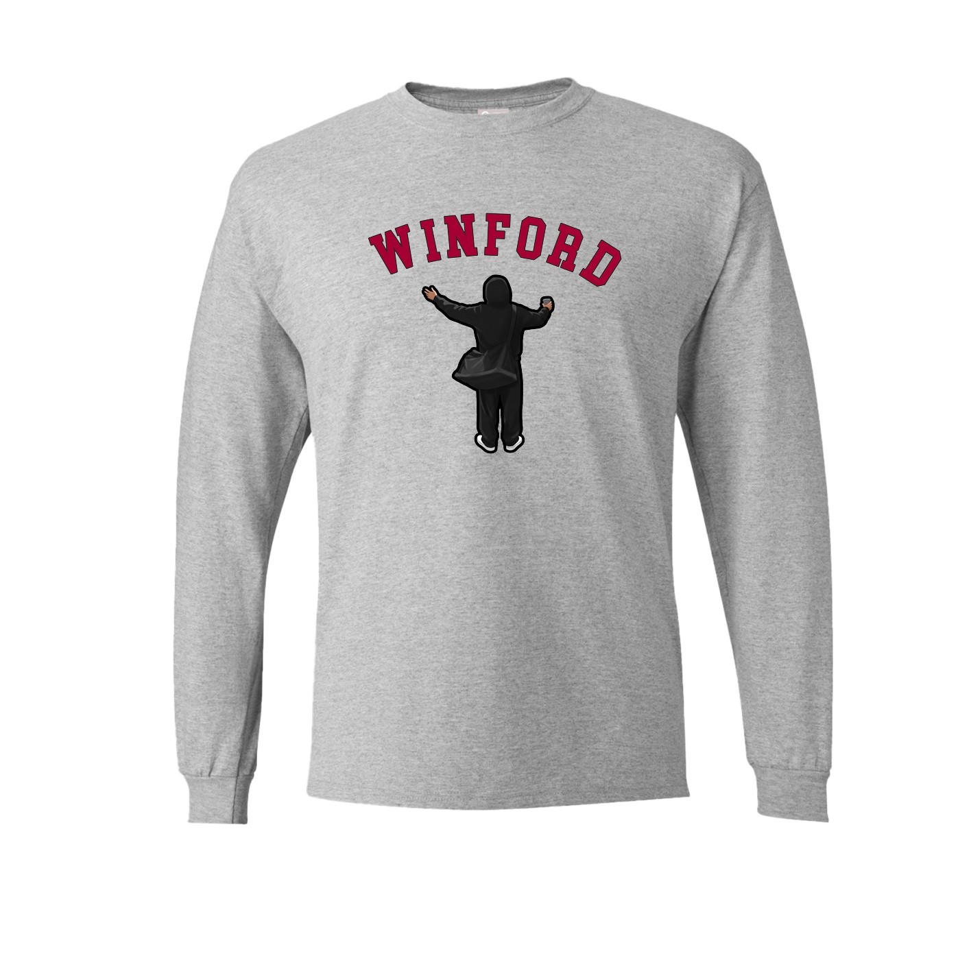 Long Sleeve Tee — Shirsey Arch in Grey