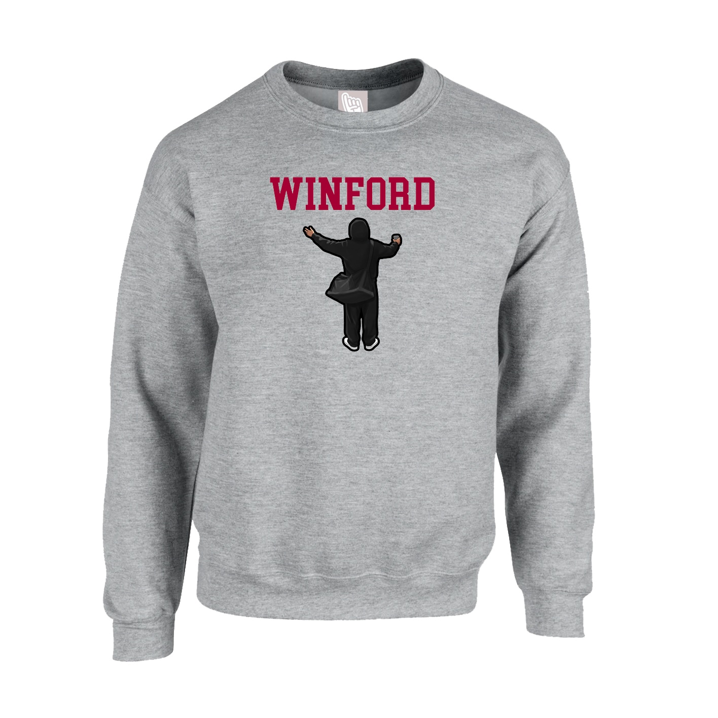 Fleece Crew — Shirsey in Grey