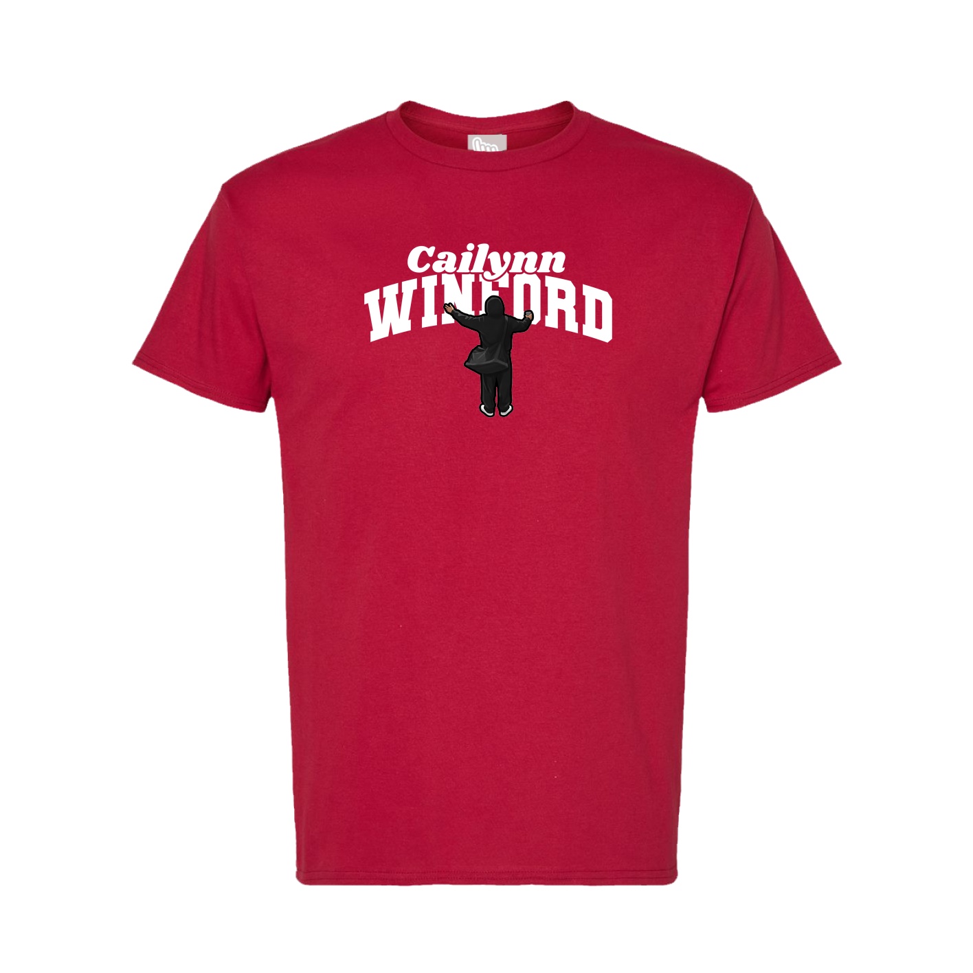 Tee — Signature Arch in Crimson
