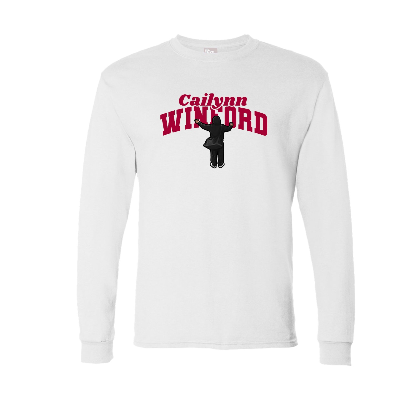 Long Sleeve Tee — Signature Arch in White
