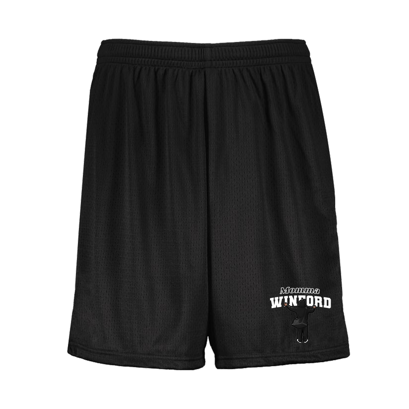 Shorts — Mothers Day Block in Black