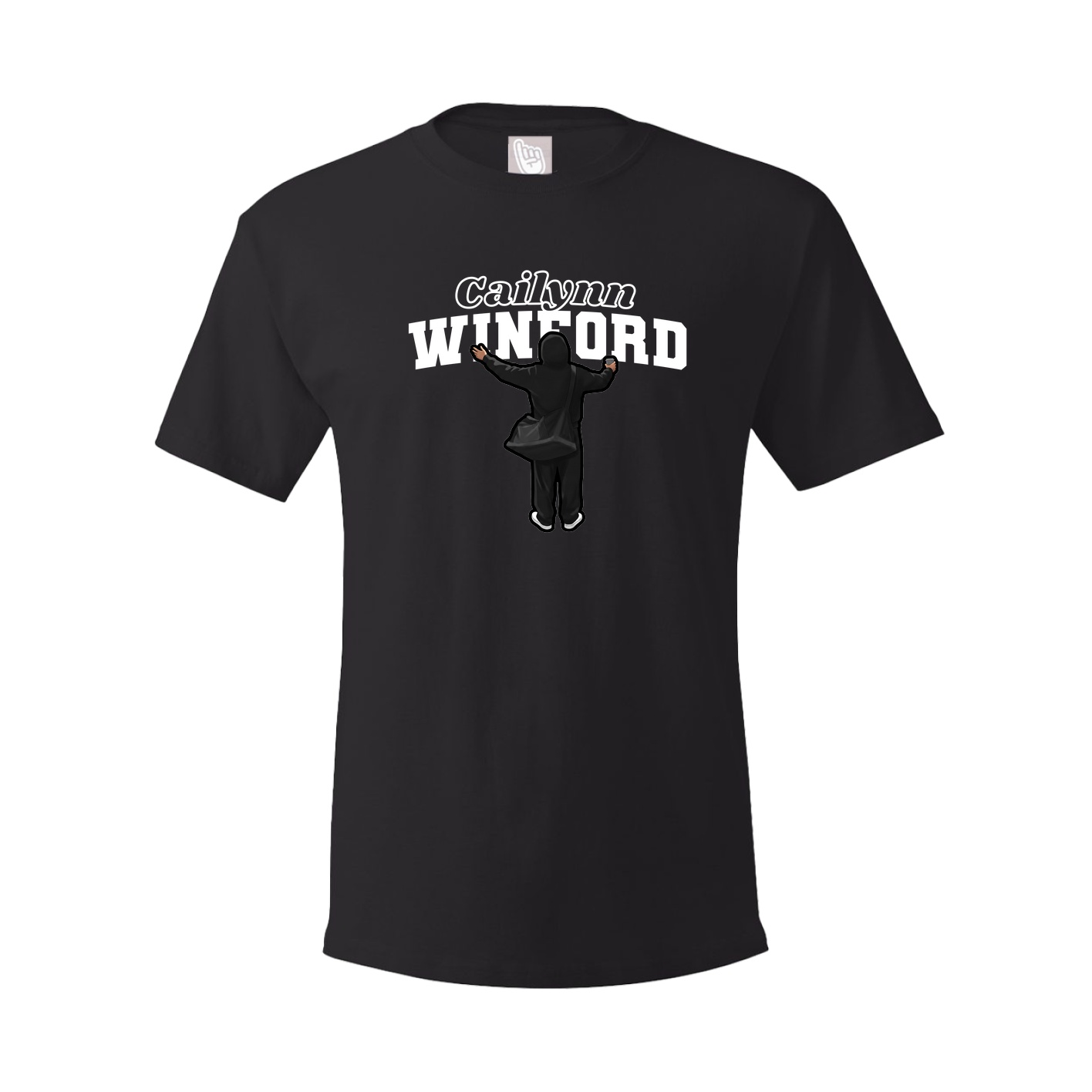 Youth Tee — Name Arch in Black
