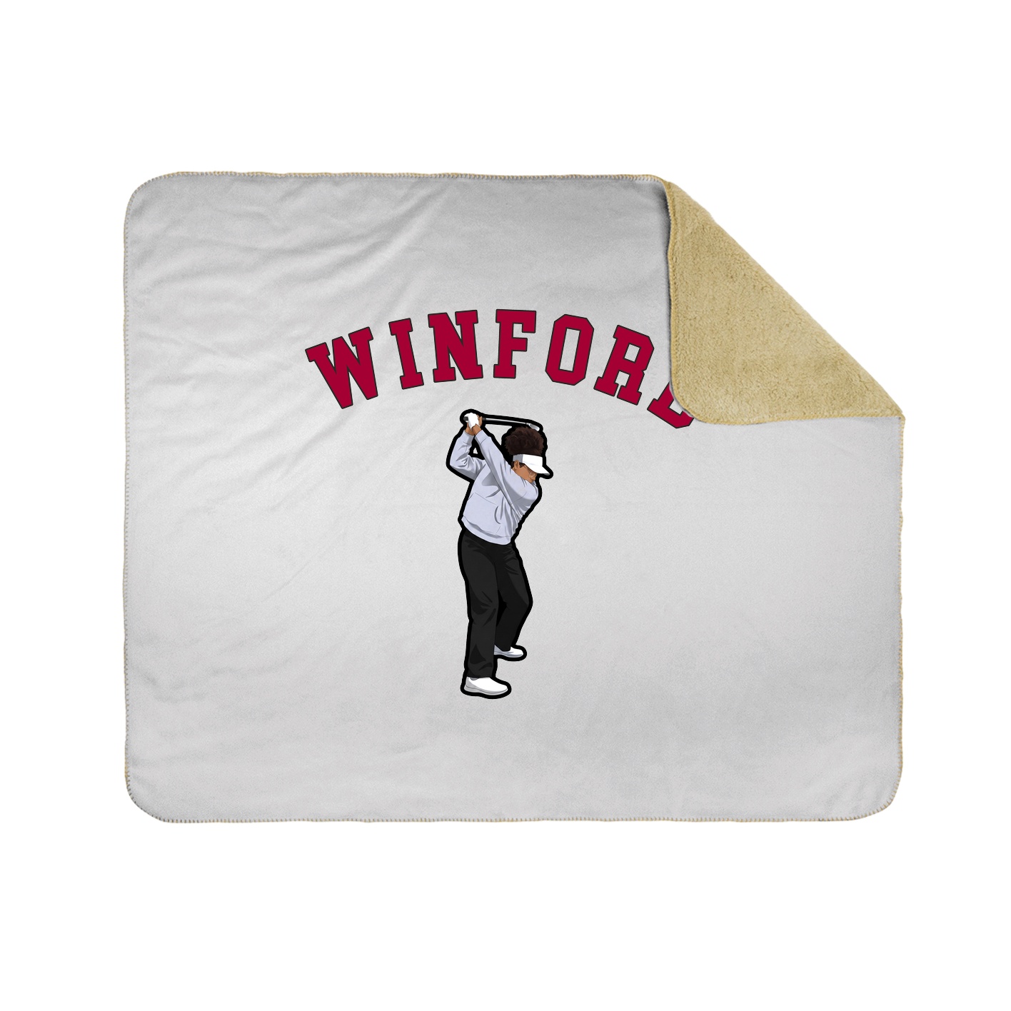 Throw Blanket — Shirsey Arch in White