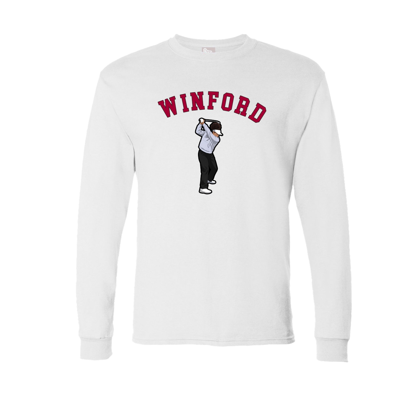 Long Sleeve Tee — Shirsey Arch in White
