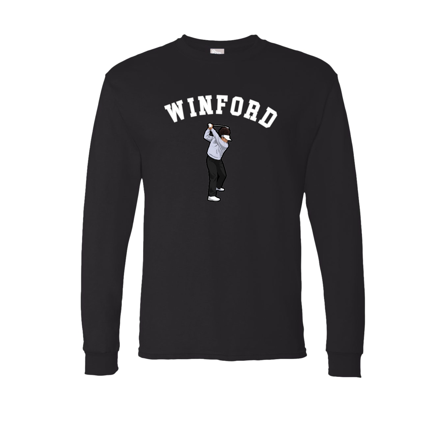 Long Sleeve Tee — Shirsey Arch in Black
