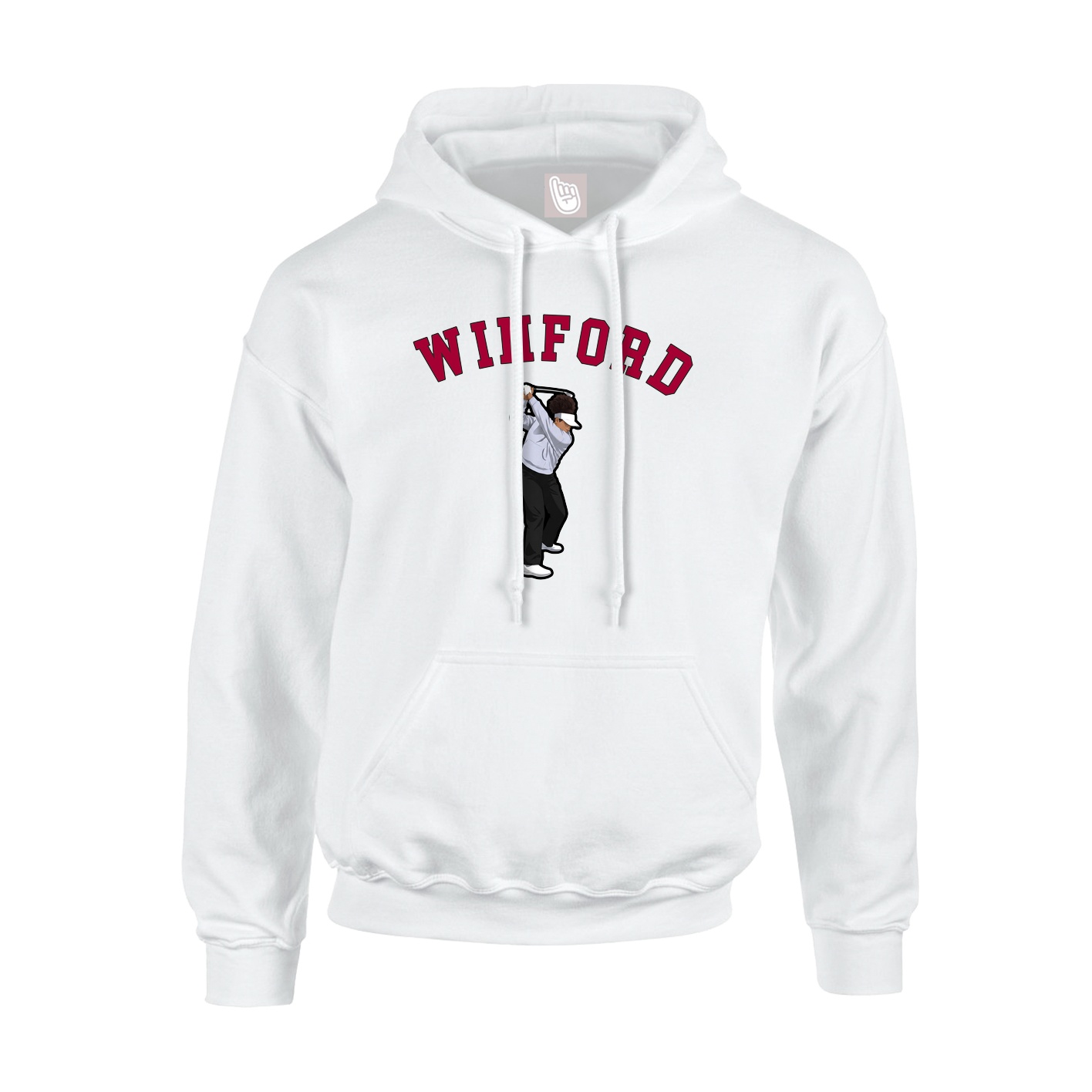 Hoodie — Shirsey Arch in White