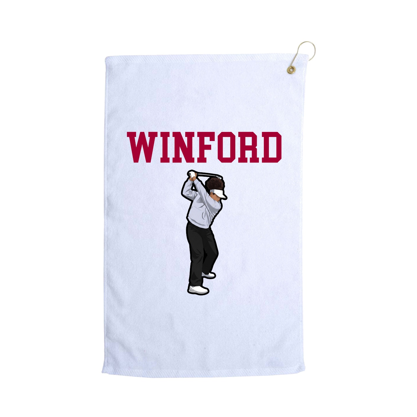 Golf Towel — Shirsey in White