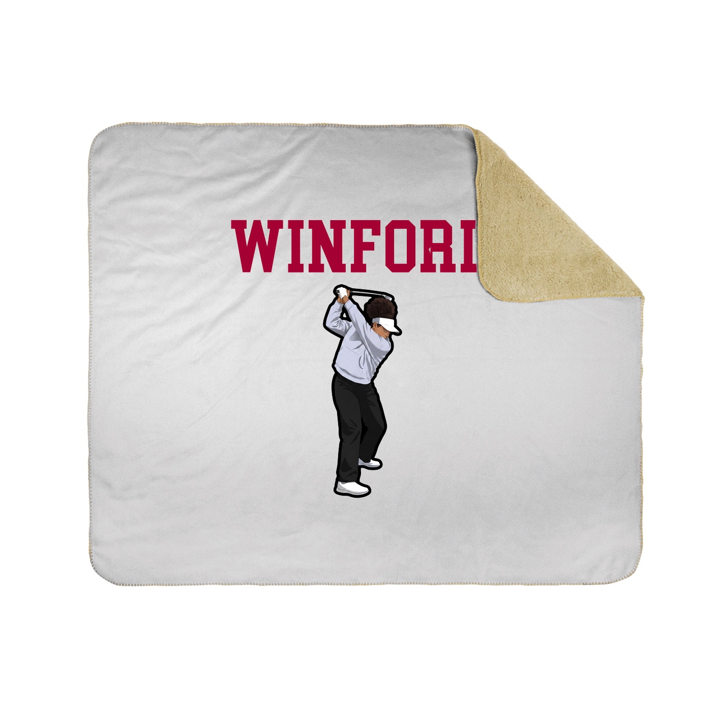 Throw Blanket — Shirsey in White
