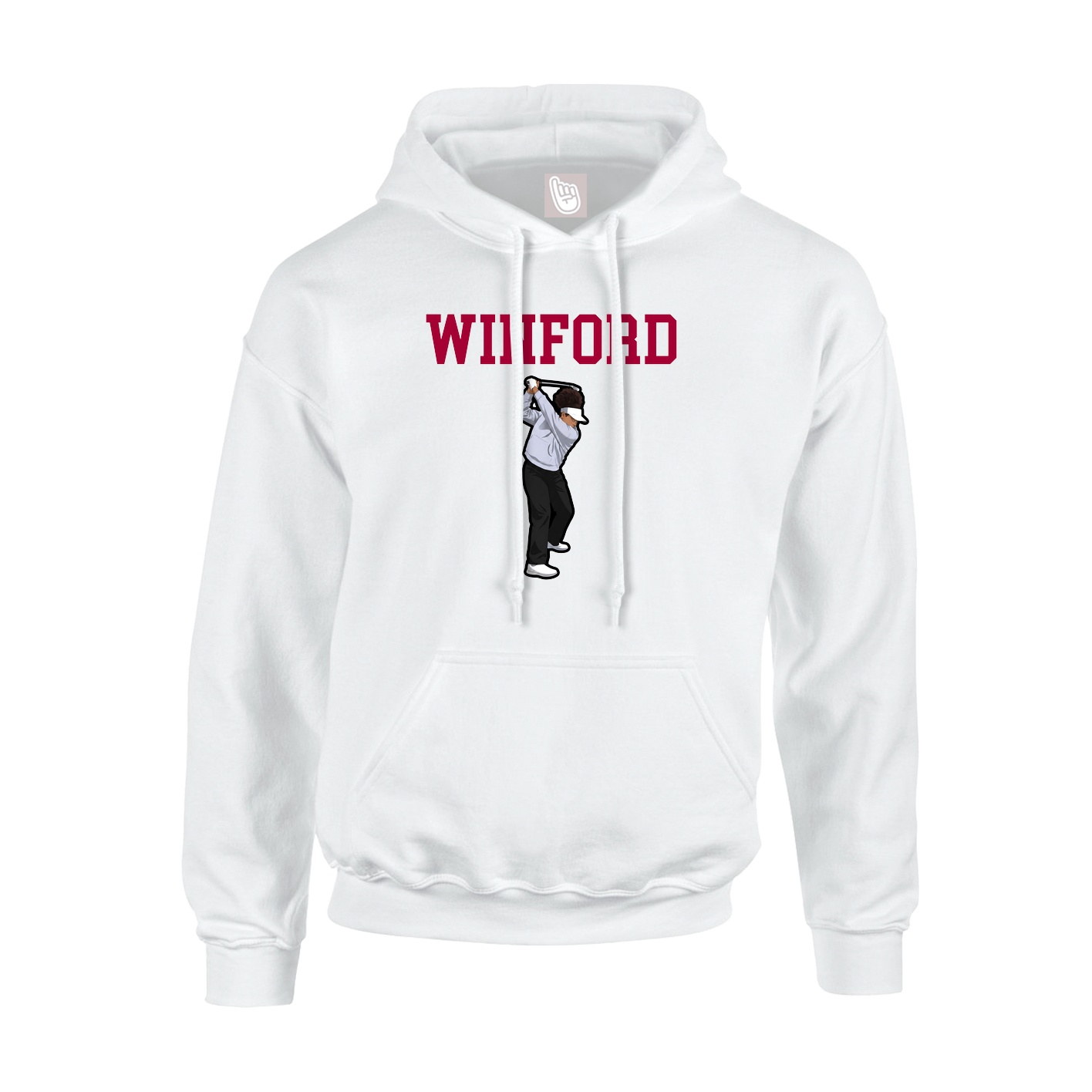Hoodie — Shirsey in White