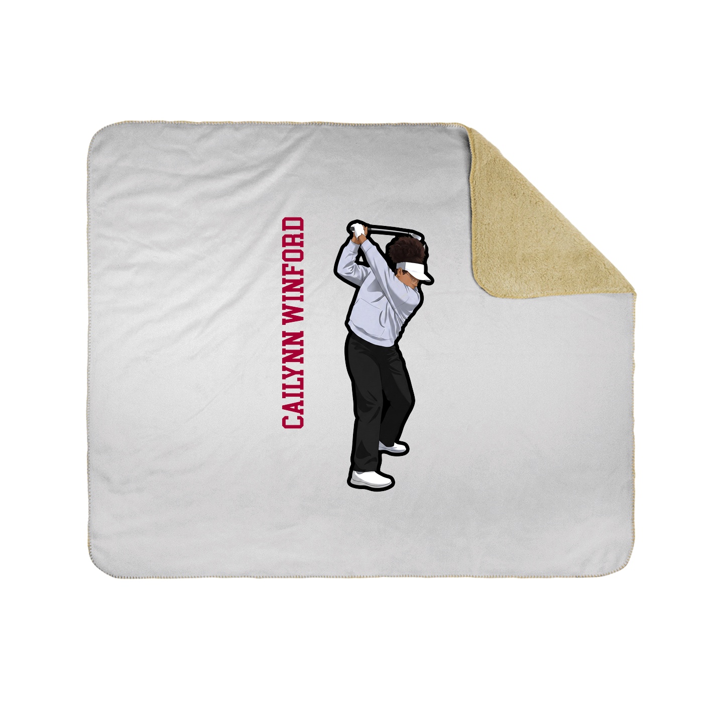 50x60 Sherpa Lined Throw Blanket