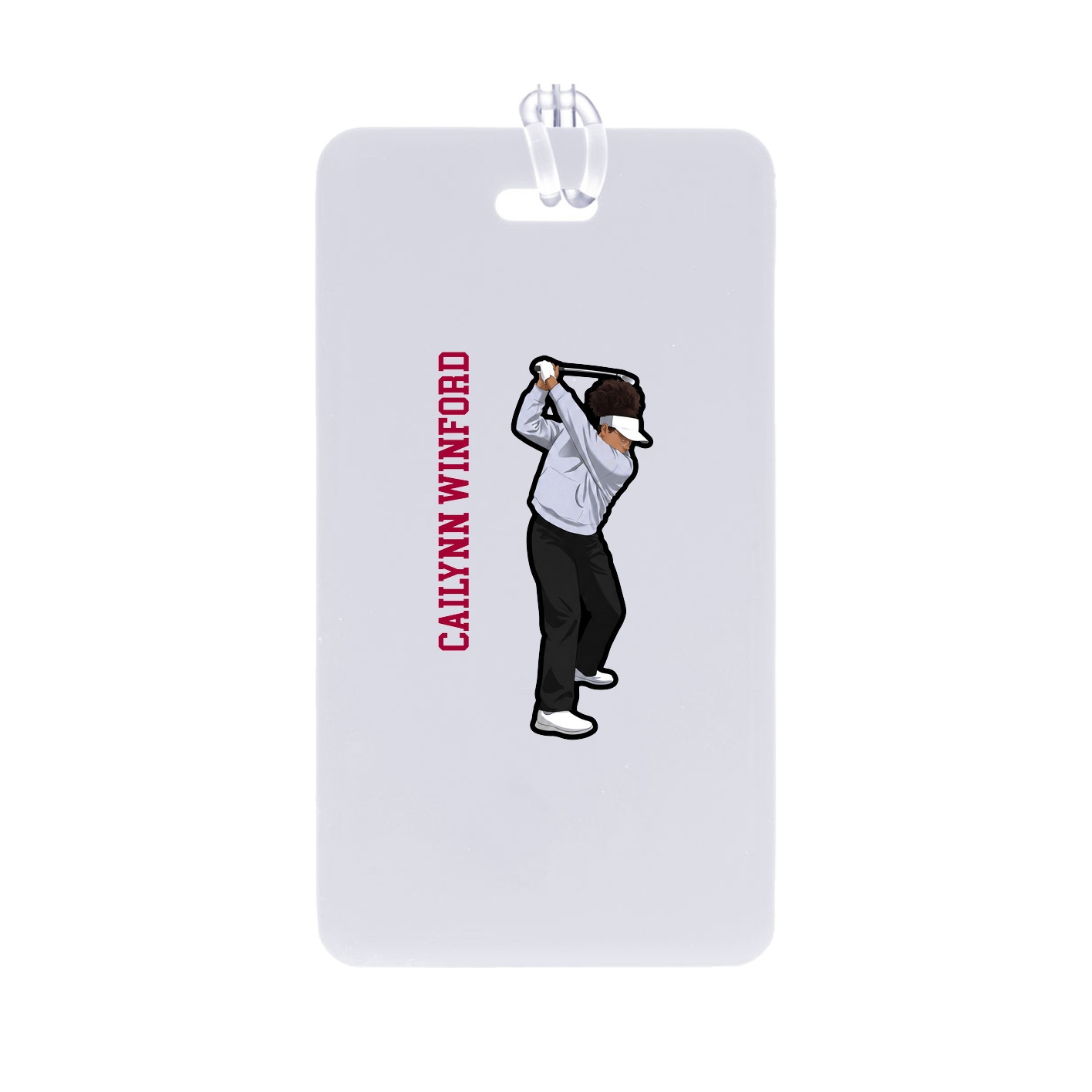 Bag Tag — Name Vertical in Classic