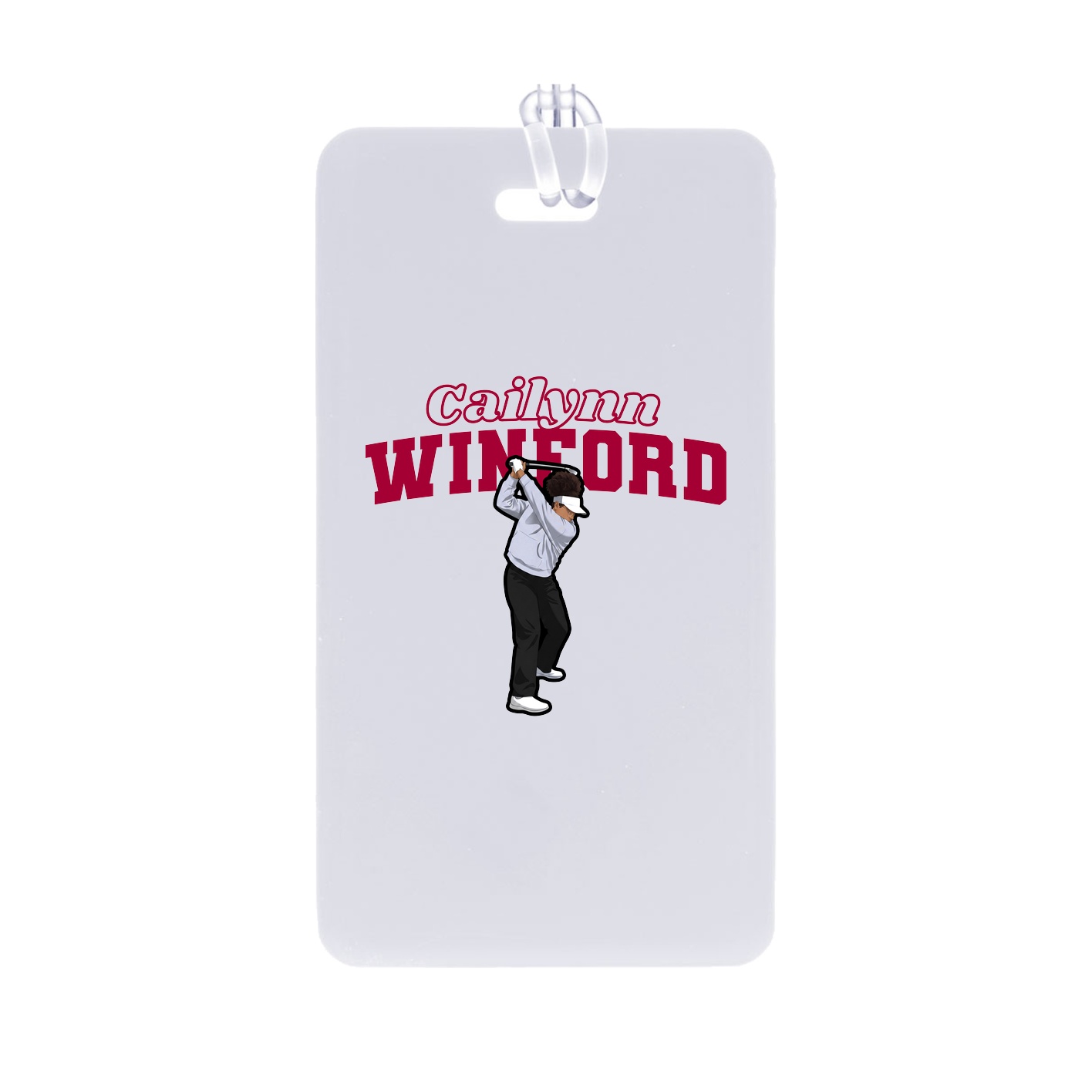 Bag Tag — Name Arch in Classic