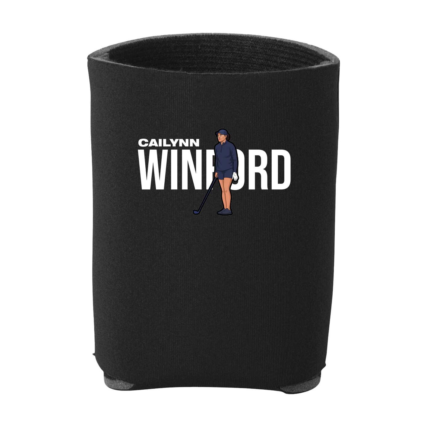 Can Holder — Player Name in Black