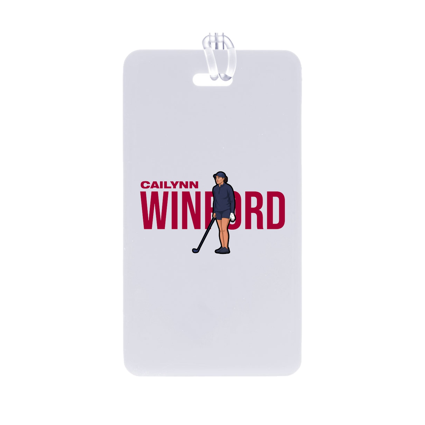Bag Tag — Player Name in Classic