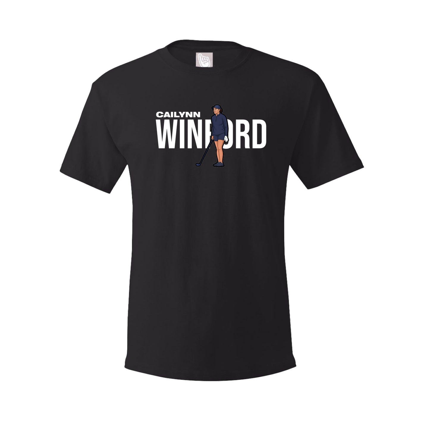 Youth Tee — Player Name in Black