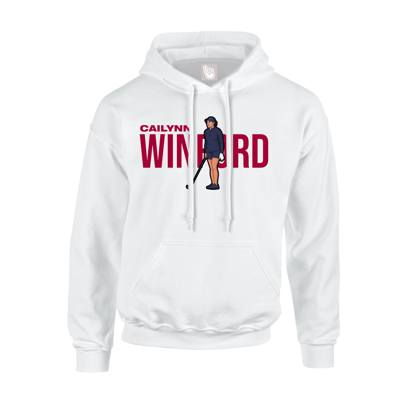 Hoodie — Player Name in White