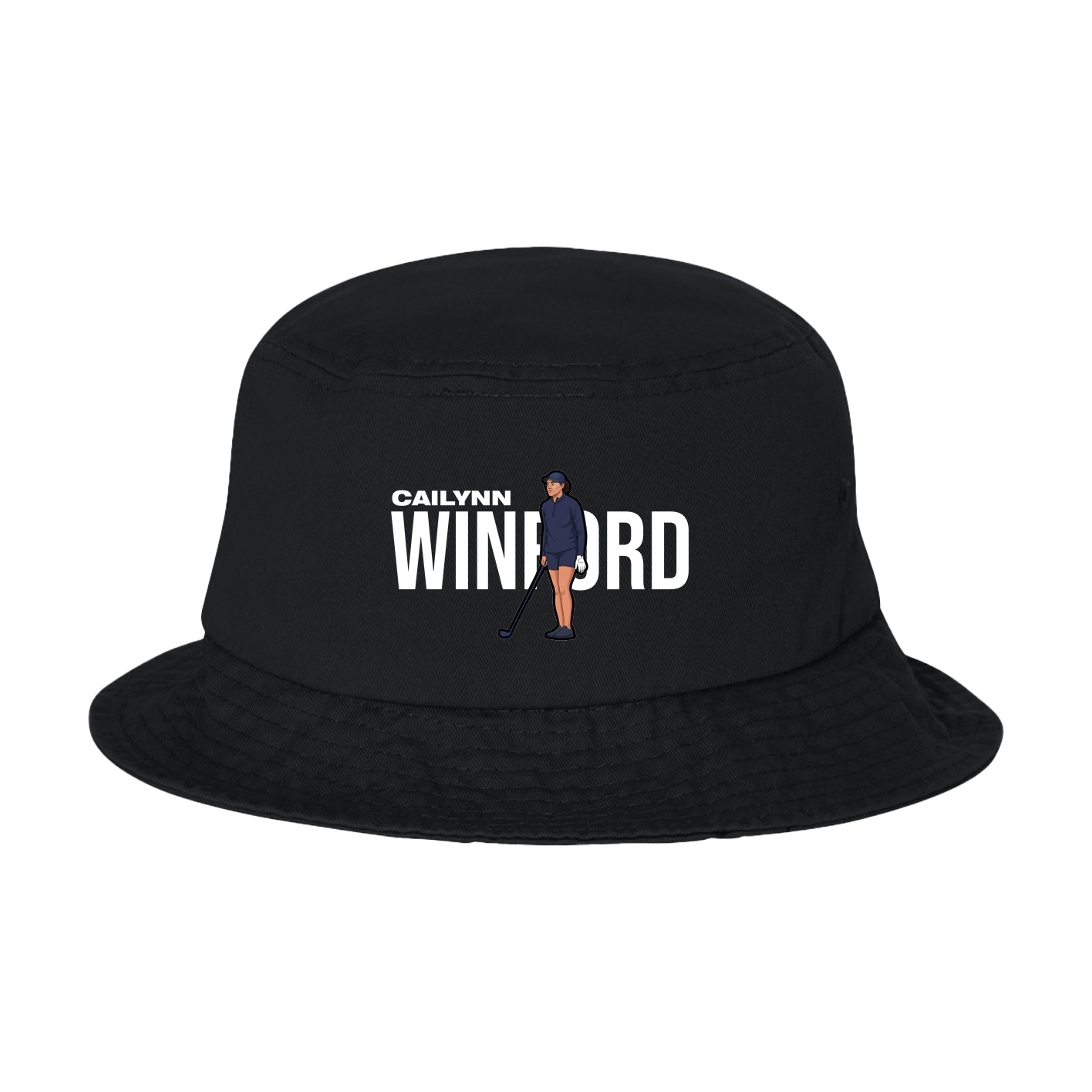 Bucket Cap — Player Name in Black