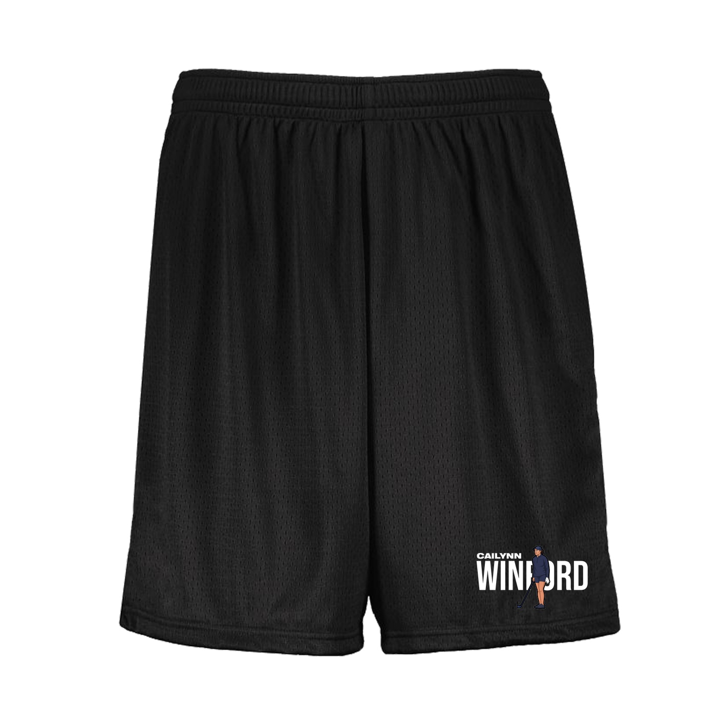 Shorts — Player Name in Black