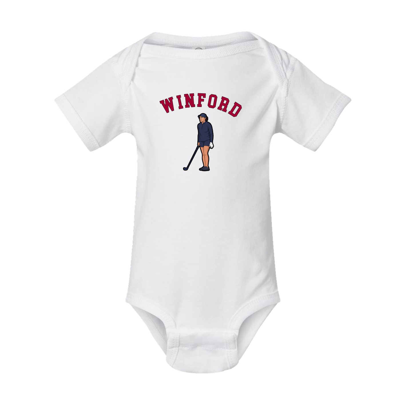 Baby Onesie — Shirsey Arch in White