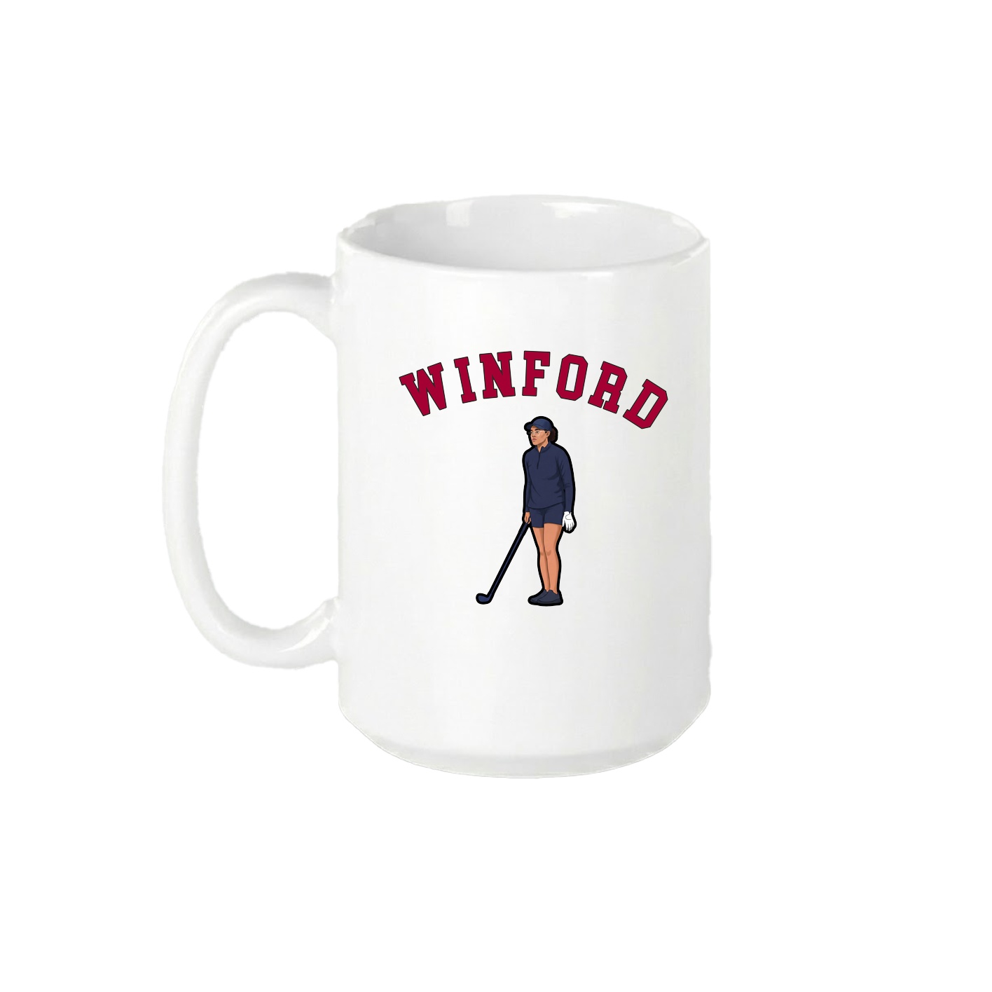 15oz Coffee Mug — Shirsey Arch in White