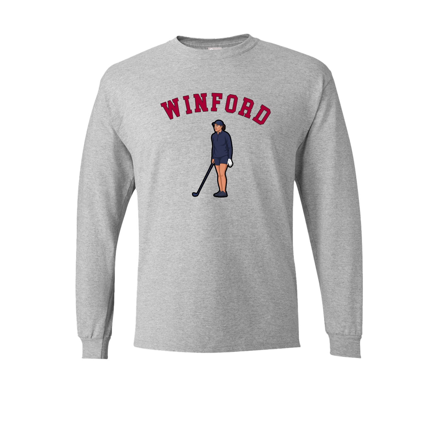 Long Sleeve Tee — Shirsey Arch in Grey