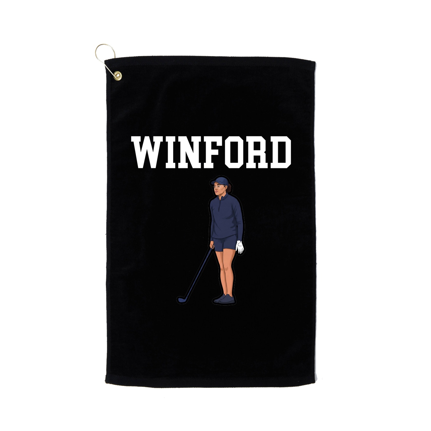 Golf Towel — Shirsey in Black