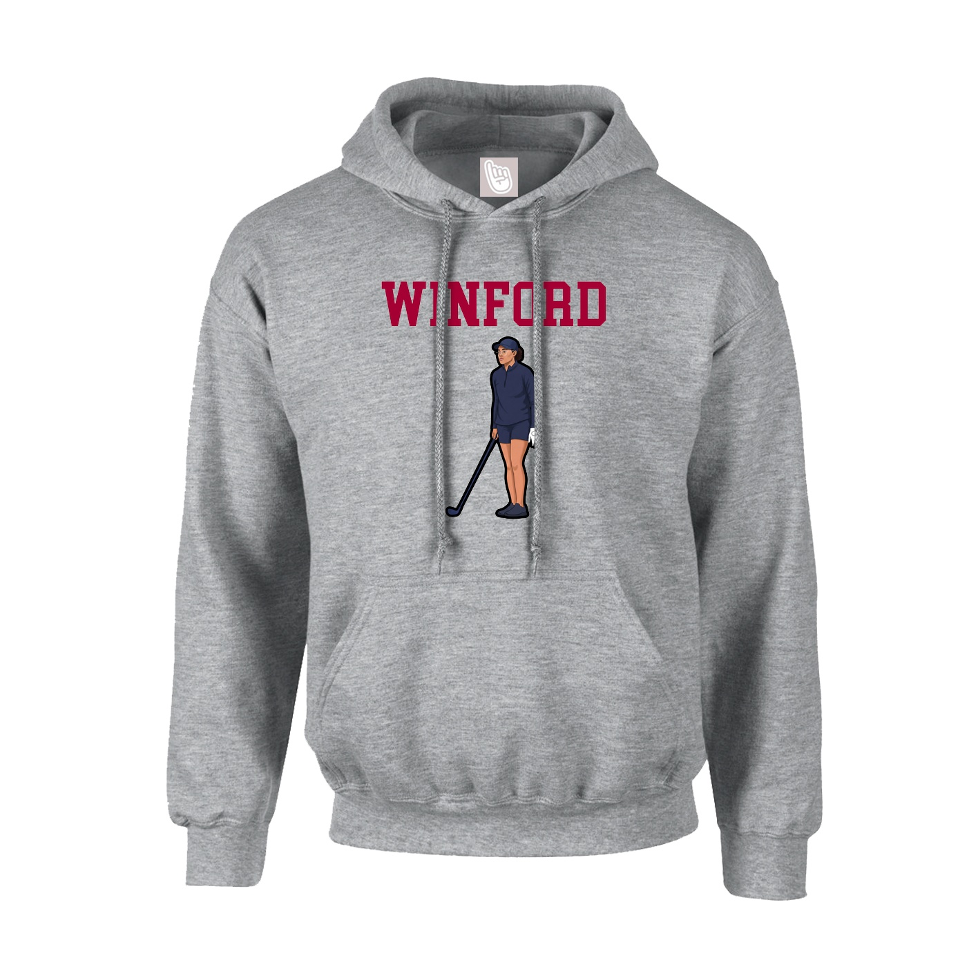 Hoodie — Shirsey in Grey