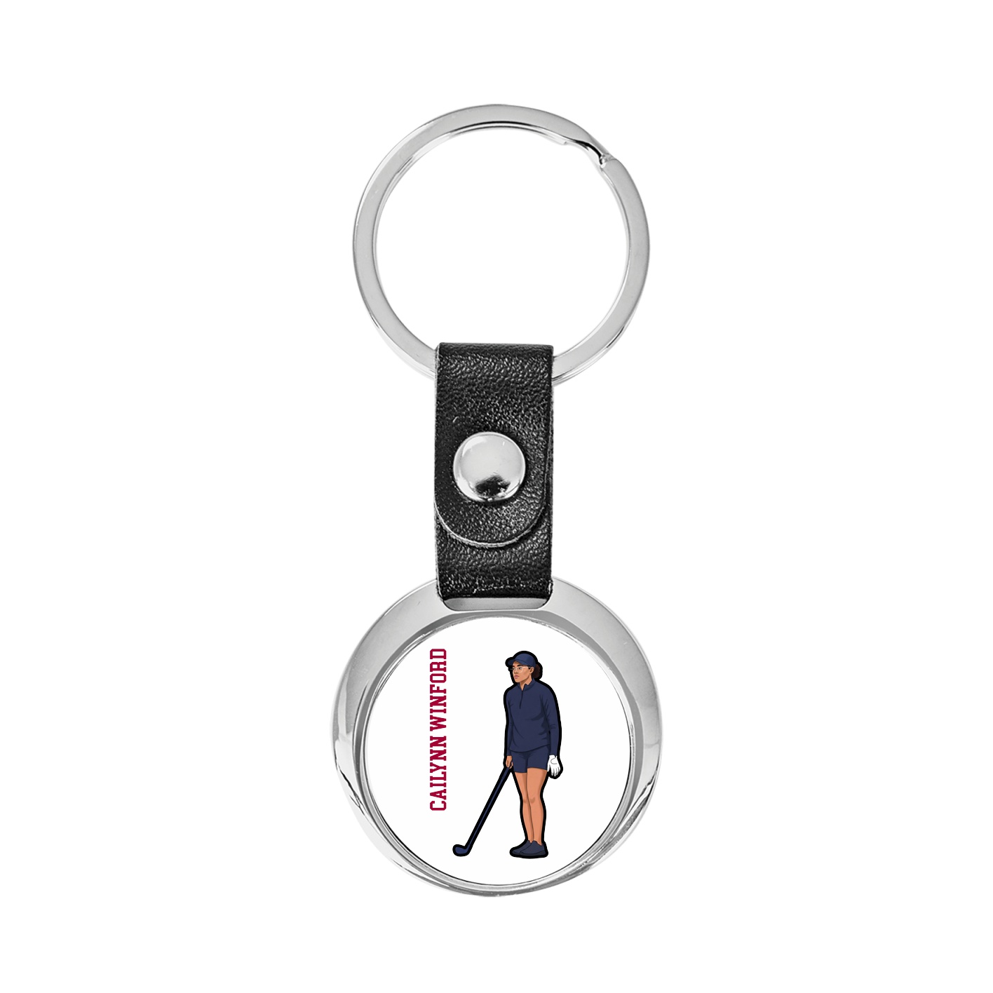 Key Chain — Name Vertical in Classic