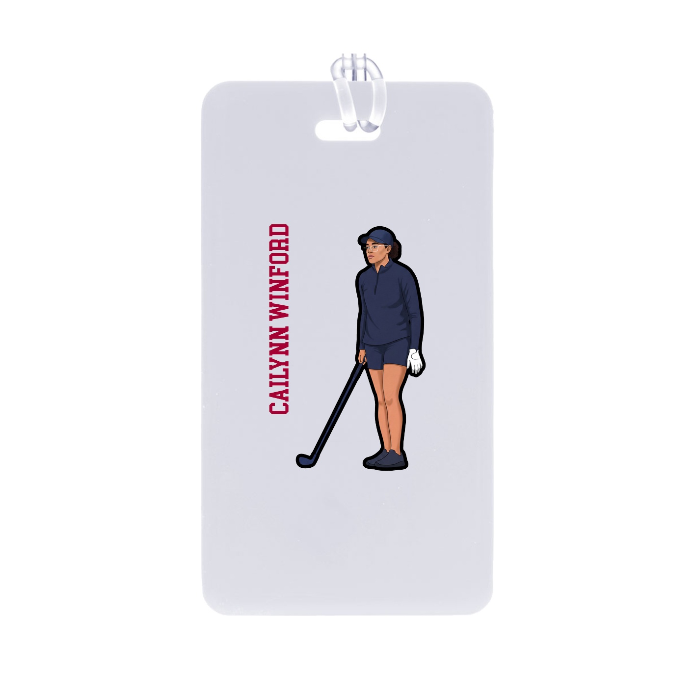 Bag Tag — Name Vertical in Classic
