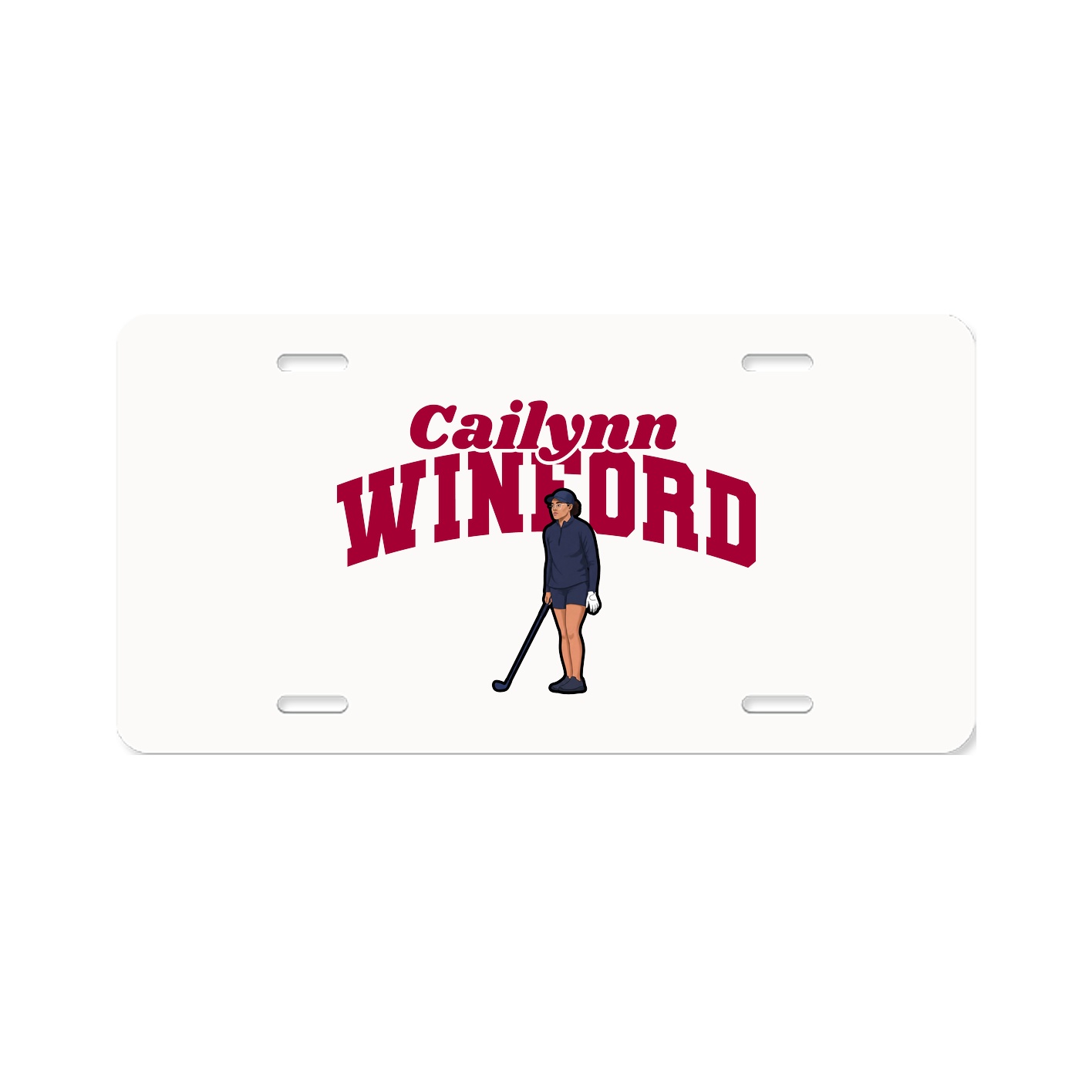 License Plate — Signature Arch in Classic