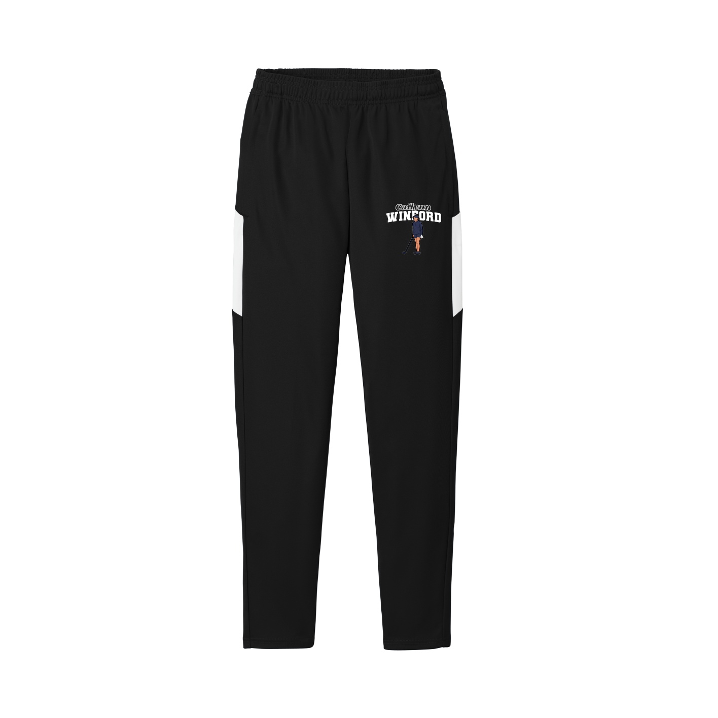 Team Travel Pant — Name Arch in Black/White