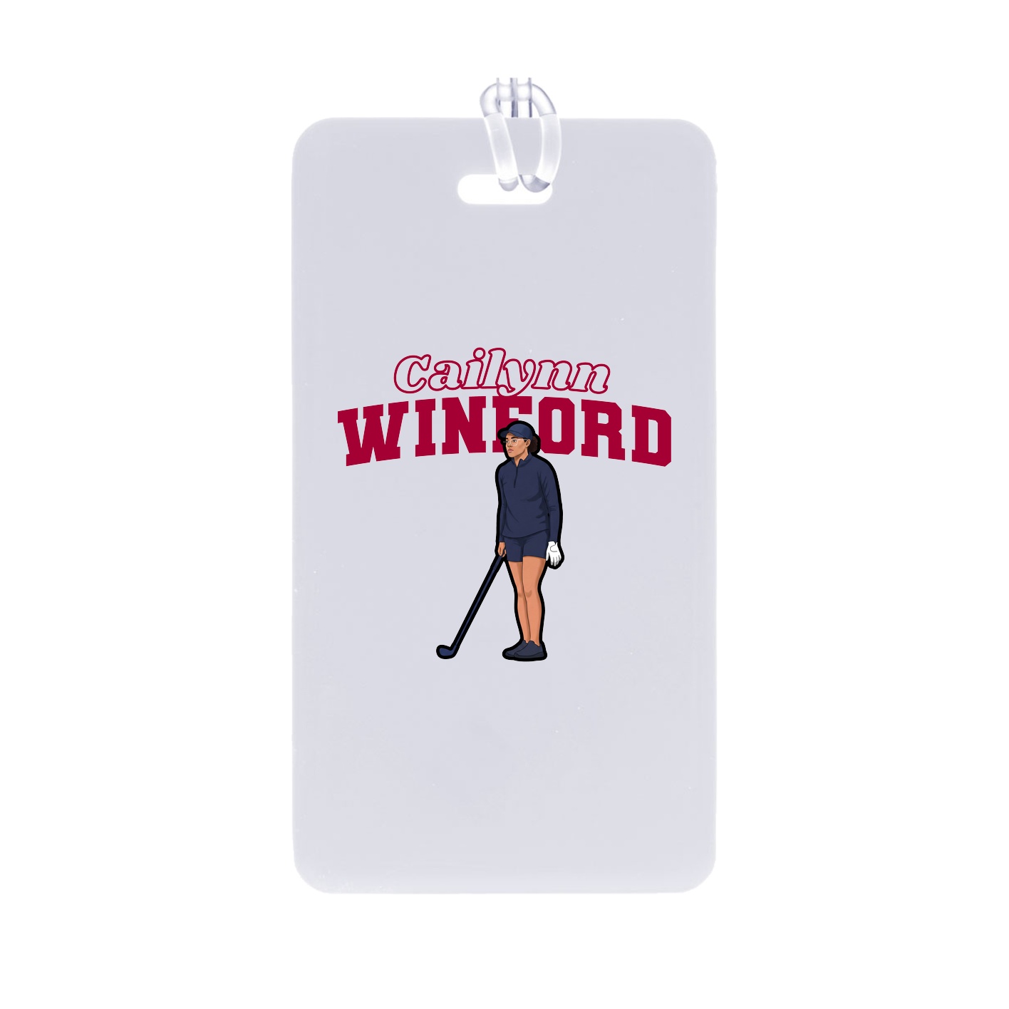 Bag Tag — Name Arch in Classic