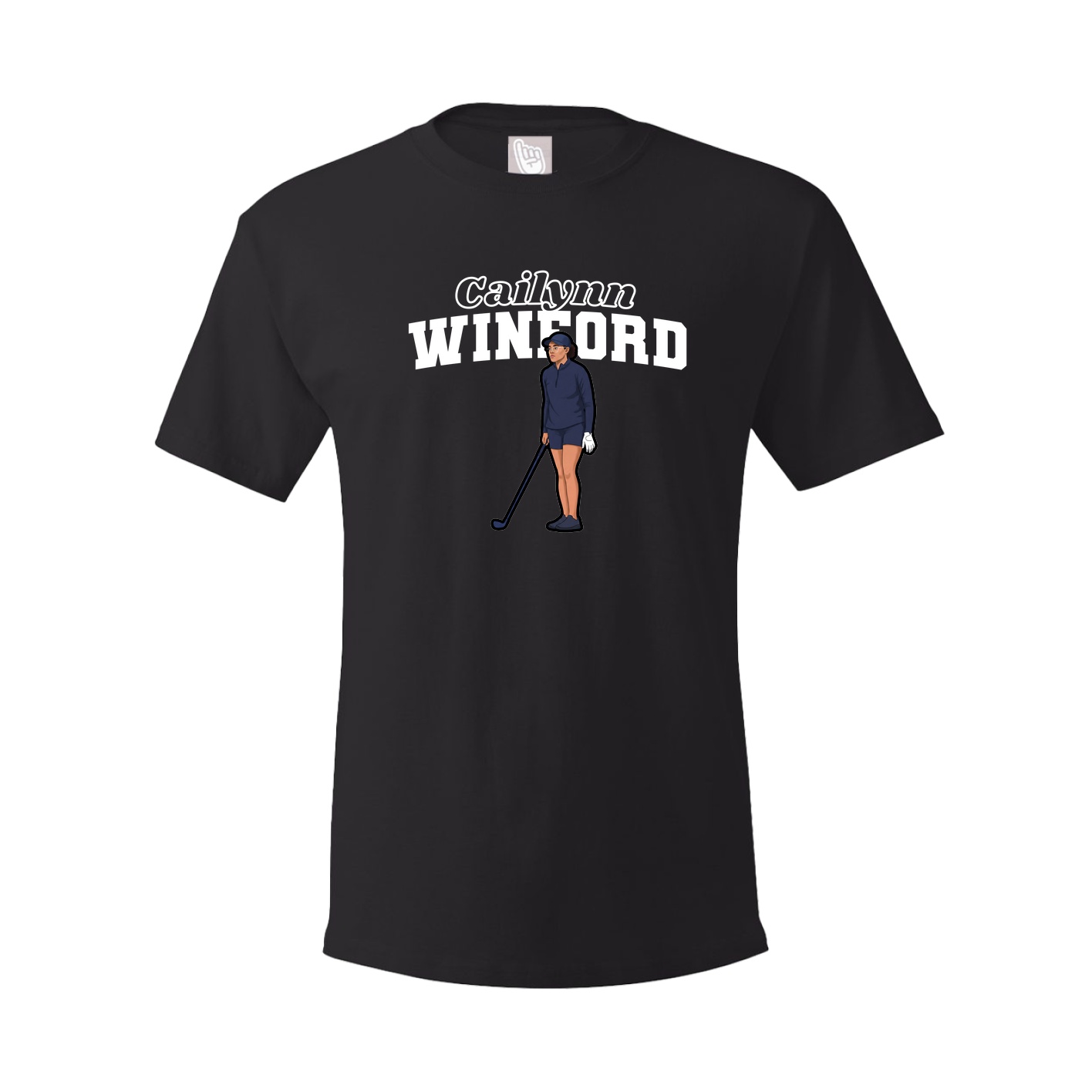 Youth Tee — Name Arch in Black
