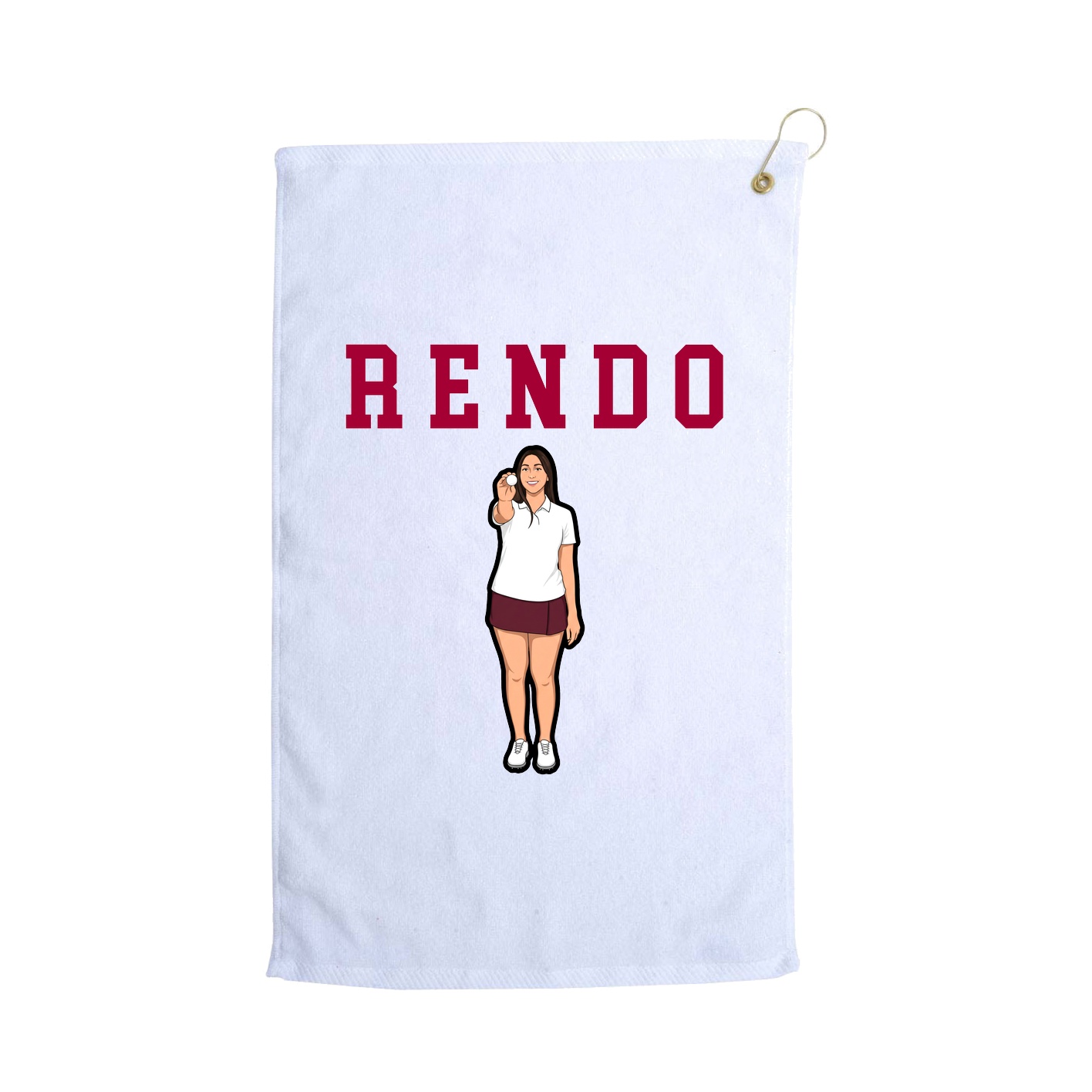 Golf Towel — Shirsey in White