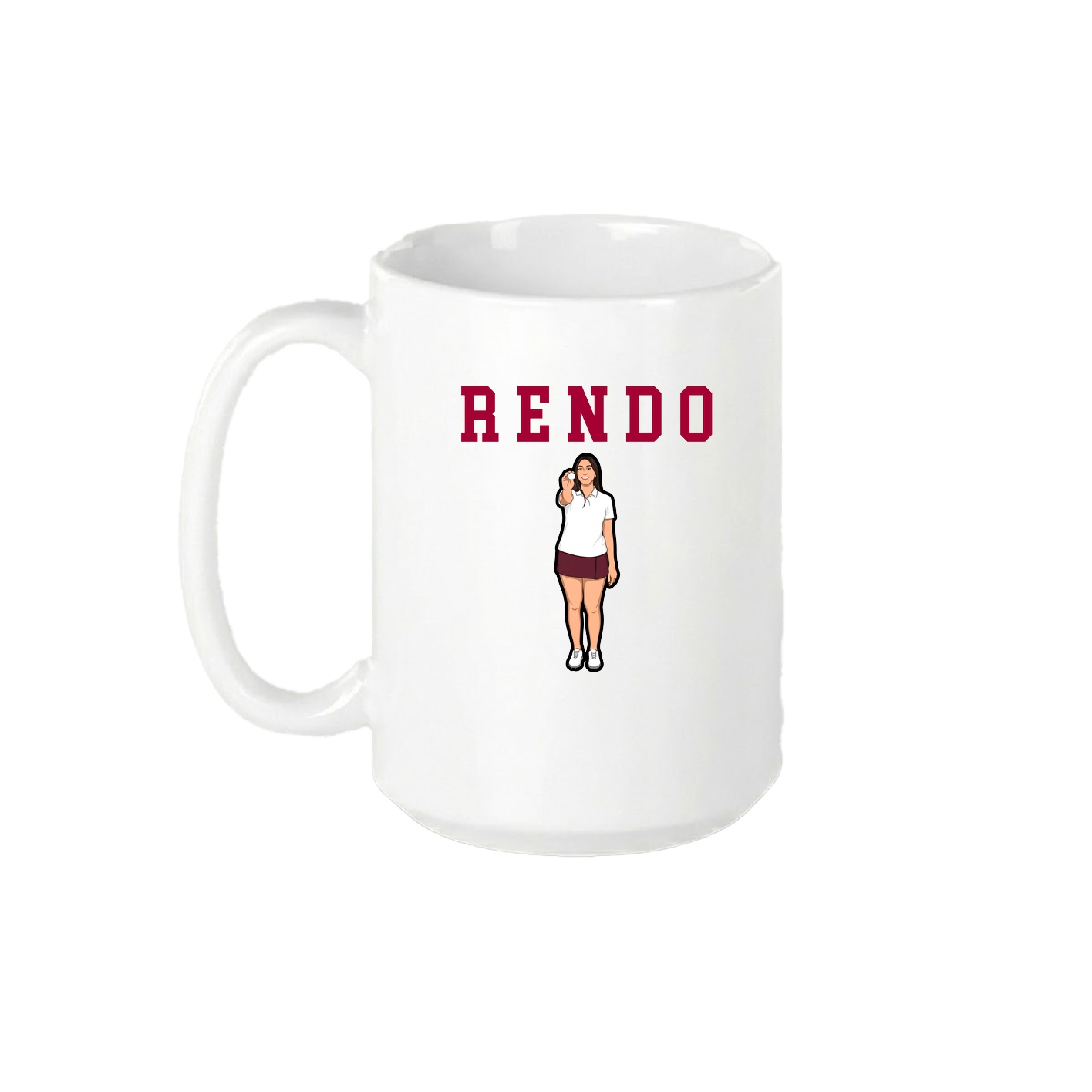 15oz Coffee Mug — Shirsey in White