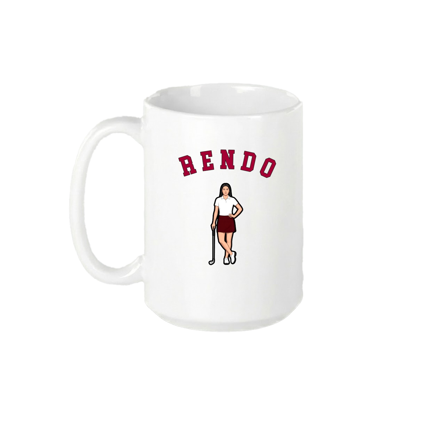 15oz Coffee Mug — Shirsey Arch in White